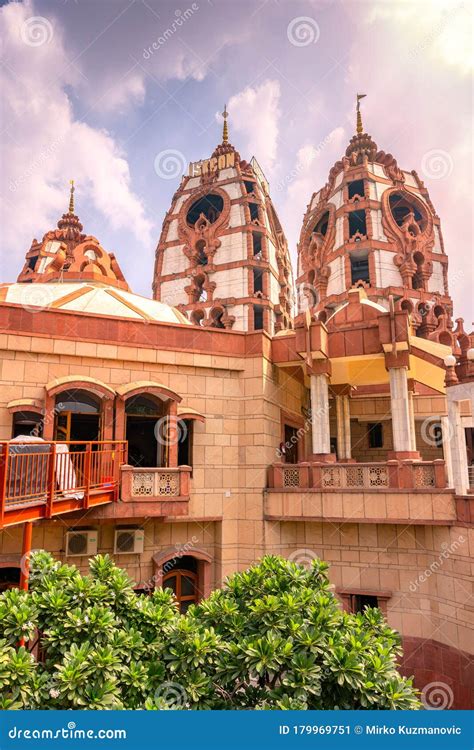 Shrine At ISKCON Temple In New Delhi, India Stock Photo | CartoonDealer ...