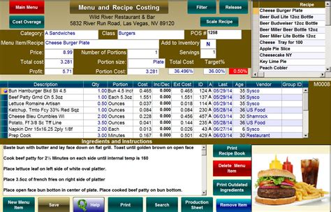 Restaurant Food Cost Spreadsheet with Food Cost Calculator For Accurate ...