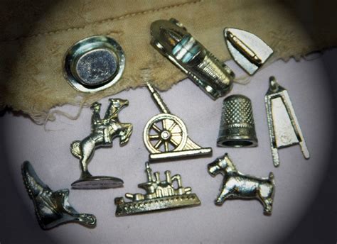 Vintage MONOPOLY Pieces Original