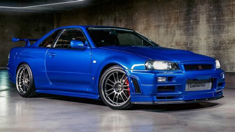 Nissan R34 Skyline driven by Paul Walker in Fast and Furious heads to ...