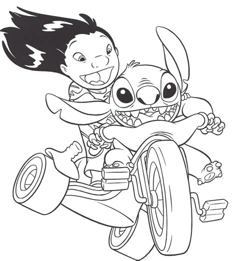 Free Printable Lilo and Stitch Coloring Pages For Kids