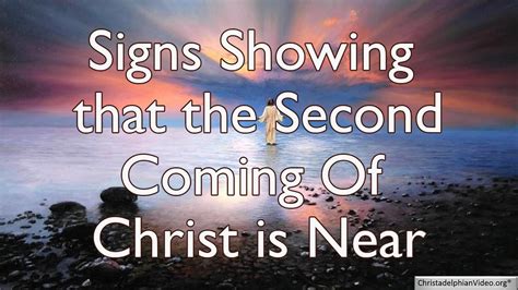 Signs Showing the 2nd Coming Of Christ is Near. - YouTube