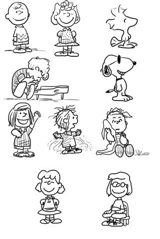 Free Printable Peanuts Coloring Pages