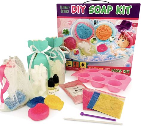 DIY Soap Making Kit - Kids, Make Your Own Soap with Silicon Molds ...