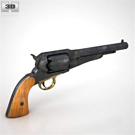 Remington Model 1858 3D model - Weapon on Hum3D