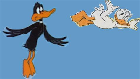 Daffy Duck sees Donald Duck flying by MrBertstown on DeviantArt