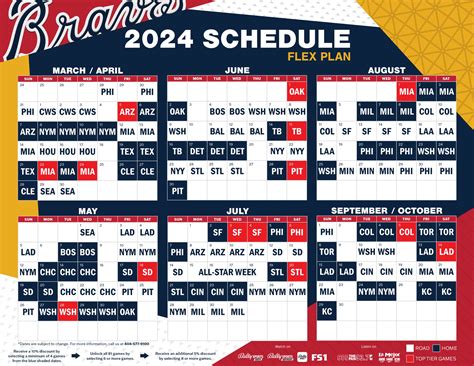 2024 Braves Schedule Printable - Bamby Carline