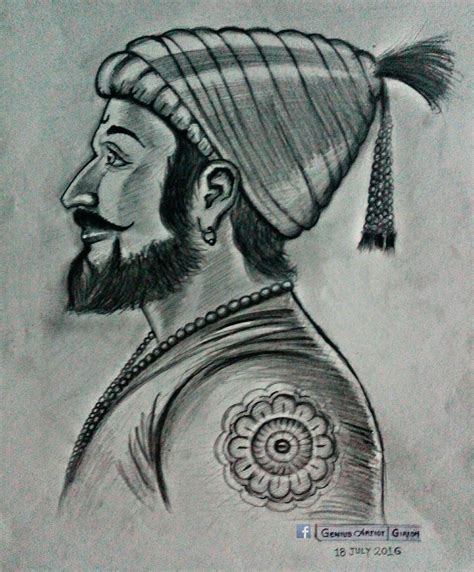 Shivaji Raje | Portraiture drawing, Amazing art painting, Easy drawings ...