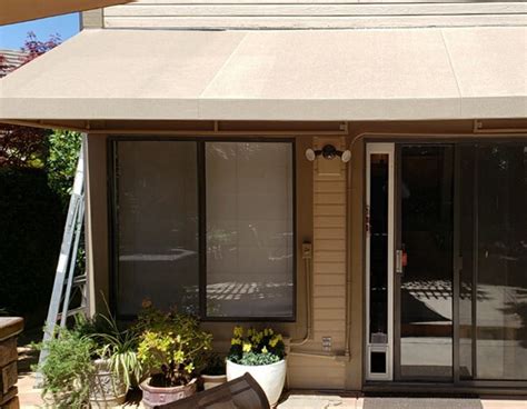 Fabric Residential Awning | CUSTOM Fabric Awnings for Home | Goodwin ...