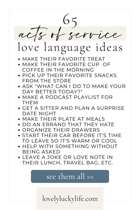 65 Acts of Service Love Language Ideas - EU-Vietnam Business Network (EVBN)