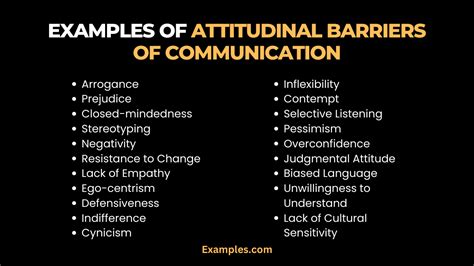 Attitudinal Barriers of Communication - 19+ Examples, How To Overcome