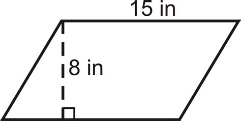 Area Of Parallelogram Examples