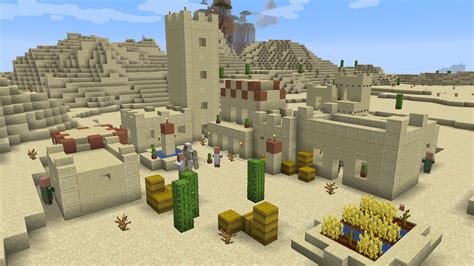 1.14 Desert Village Recreation Minecraft Map