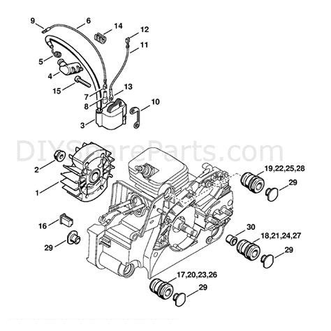 Stihl MS 180 Chainsaw (MS180C-B D) Parts Diagram, Ignition System ...