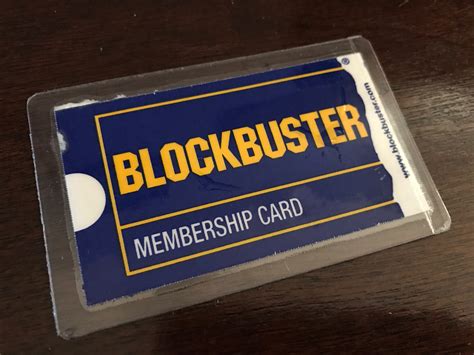 Found my blockbuster membership card : nostalgia