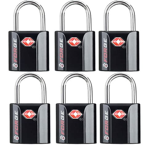 Forge - TSA Approved Luggage Locks, Ultra-Secure Dimple Key Travel ...