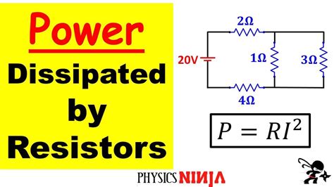 DC Circuits - Power Dissipated in Resistors - YouTube