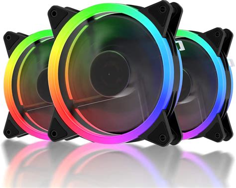 Buy upHere RGB Series Case Fan, Wireless RGB LED 120mm Fan,Quiet ...