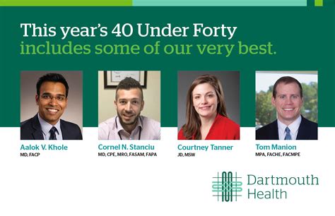 Dartmouth Health employees recognized as top young professionals in New ...