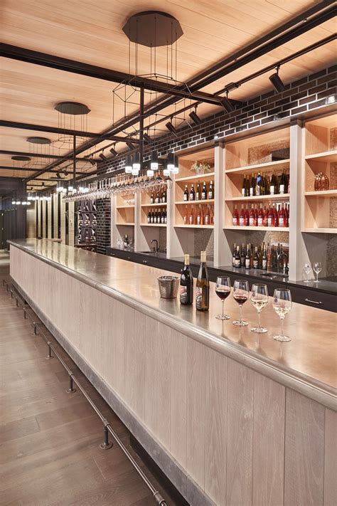 The Design Of This New Wine Tasting Room Includes A 40 Foot Long Pewter ...