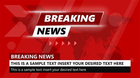 Breaking News PowerPoint Template Slides - SlideModel