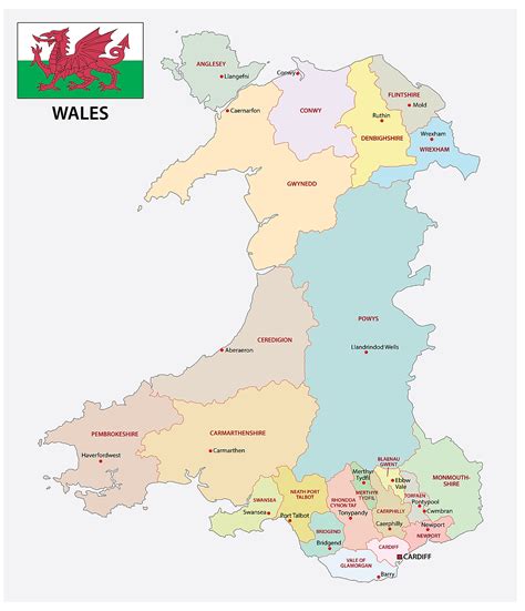 England And Wales Counties Map