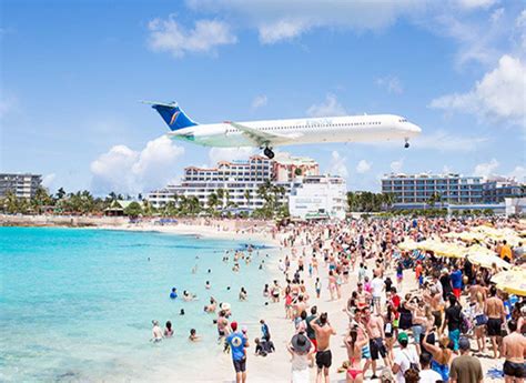 El antes y después de la playa más famosa de la isla de San Martín | El ...