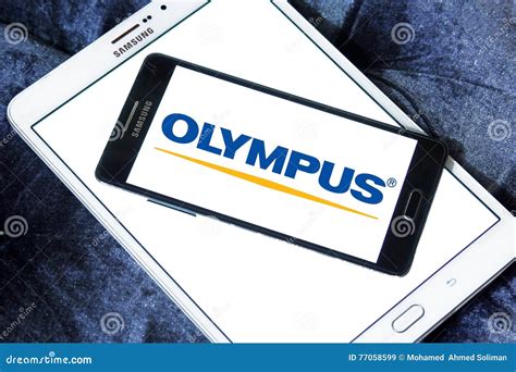 Olympus logo editorial stock image. Image of logo, business - 77058599