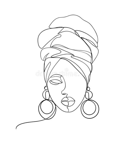 African Woman Silhouette Tattoo