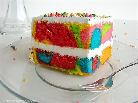 Rainbow Swirl Cake Recipe | In Katrina's Kitchen