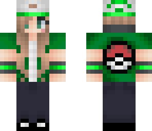 grass pokemon trainer girl | Minecraft Skin