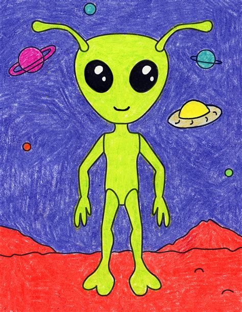 Best Ideas For Coloring Cartoon Alien Drawing | The Best Porn Website