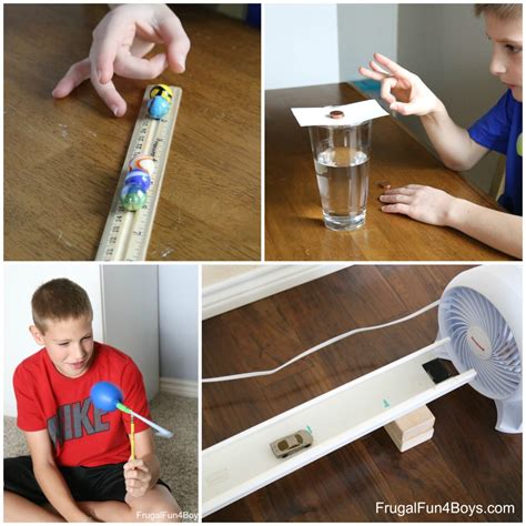 Physics Science Experiments for Elementary Aged Kids - Frugal Fun For ...