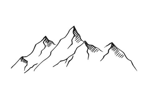 Mountain Outline Vector Art, Icons, and Graphics for Free Download