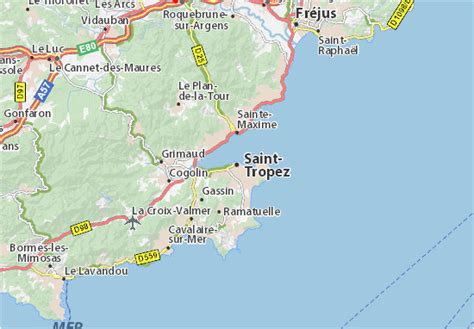 Saint Tropez Map France | secretmuseum