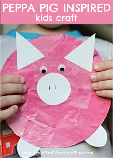 Peppa Pig Inspired Kids Craft - Love and Marriage