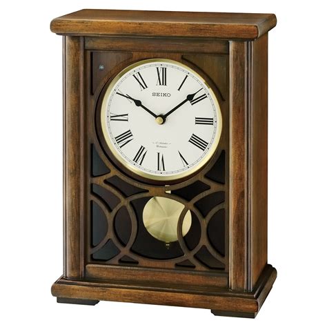 Seiko 12 in. Pendulum Chiming Mantel Clock - Walmart.com