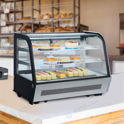 Bakery Countertop Small Donut And Pastry Food Refrigerated Glass ...