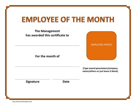 employee of the month certificate template - DriverLayer Search Engine