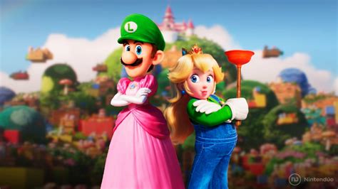 Super Mario Bros La Película cambia a Peach por Luigi