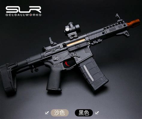 Jingji SLR-CQB Gel Blaster with Metal Gears (TAN) - Tactical Gel Blasters