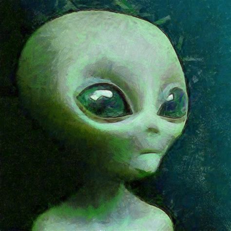 Baby Alien by Raphael Terra - Esoterica Art Agency - Paintings & Prints ...