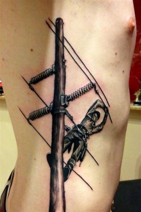 Brave Lineman Tattoo~ :) (My son is in this line of work) | Tattoos ...