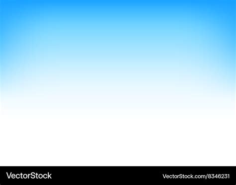 White blue sky gradient background Royalty Free Vector Image