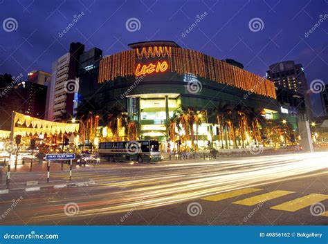 Bukit Bintang Night Scene, Kuala Lumpur, Malaysia Editorial Photography ...