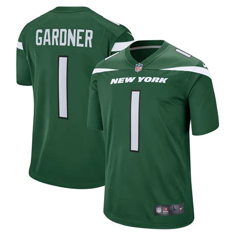 Men's New York Jets Ahmad Sauce Gardner Nike Gotham Green 2022 NFL ...