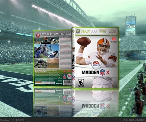 Madden NFL 10 Xbox 360 Box Art Cover by stevencho