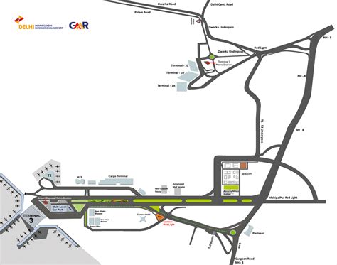 Route Maps & Inter-Terminal Directions | Delhi Airport