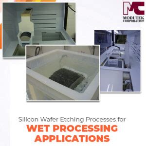 Silicon Wafer Etching Processes for Wet Processing Applications