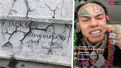 WHY 6IX9INE IS BEHIND DESTROYING POP SMOKE'S GRAVESITE - YouTube